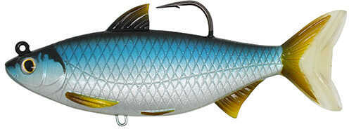 LT GOLD SHINR SWIMBAIT 5.5" SIL/BLU