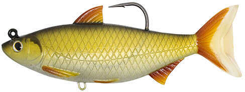 LT GOLD SHINR SWIMBAIT 5.5" GLD/BLK