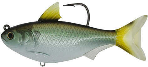 LT GIZZ. SHAD SWIMBAIT 5" GRN/BRNZ