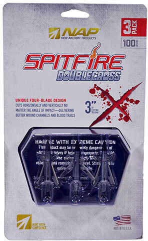 New Archery Products Spitfire Double Cross 100 - 3 Pack