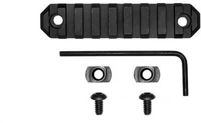 Grovtec US Inc GTSW238 Picatinny M-Lok Rail AR Style 9 Slot Aluminum 3.8"