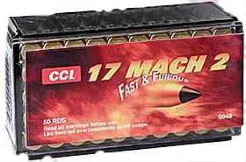 17 Mach 2 Grain Ballistic Tip 50 Rounds CCI Ammunition