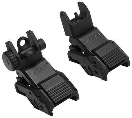 NCStar VMARFLC Pro Sight Set Flip Up Black For AR-Platform