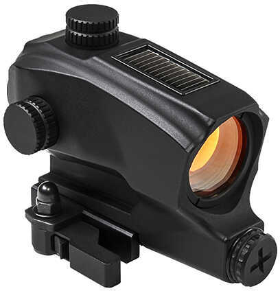 NcSTAR SPD Solar Reflex Optic Red Dot Illuminated 2 MOA Dot QD Mount 1 AA Battery Aluminum Anodized Black
