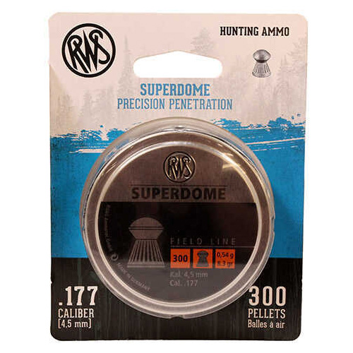 RWS PELLETS .177 SUPERDOME 8.3 GRAIN FIELD 300-PACK
