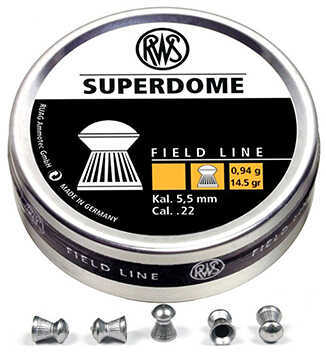 RWS Pellets .22 SUPERDOME 14.5 Grain Field 200-Pack