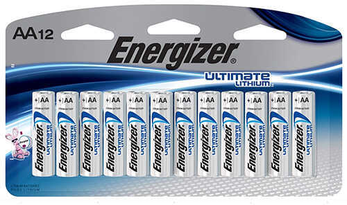 Energizer Ultimate Lithium Batteries AA 12-Pack