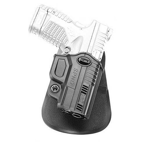 Fobus Evolution Paddle Holster Fits Springfield XD-S 9mm/.40/.45 With 3.3"/4" Barrel Right Hand SPND