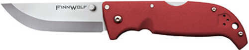 Cold Steel Cs-20NPH Finn Wolf 3.50" Folding Plain AUS 8A Blade Red Griv-Ex Handle