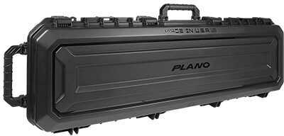 Plano PLA118521 All Weather Double Gun Case 53.5" X 17" X 7" (Exterior) Polymer Black