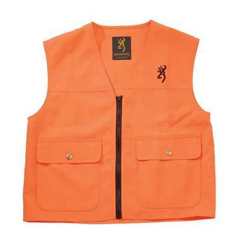 Browning Orange Zip-Up Safety Vest