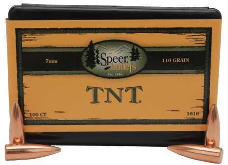 Speer 284 Winchester Caliber 110 Grain TNT Hollow Point Bullet 100/Box Md: 1616