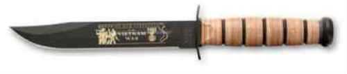 KA-BAR Usmc Vietnam 7" W/ Leather Sheath