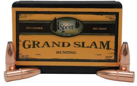 Speer 375 Caliber 285 Grain Grand Slam Protected Point 50/Box Md: 2473 Bullets
