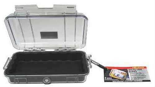 Pelican 1040025100 Micro Case Black/Clear Polycarbonate 7.50" Long
