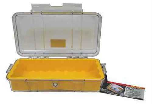 Pelican 1060027100 Micro Case Yellow/Clear Polycarbonate 9.88" Long