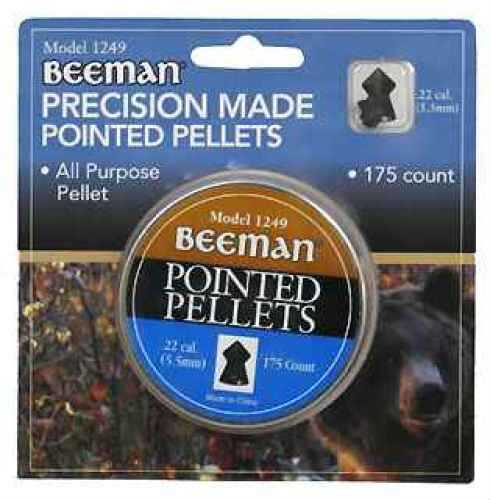 Beeman 1249 Pointed Pellets 22 Lead 175 Per Tin