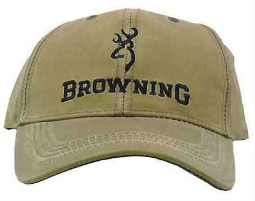 BRN CAP LITE WAX W/CORP LOGO KHAKI