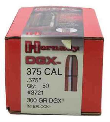 Hornady 375 Caliber Bullets .375" 300 Grain DGX (Per 50) Md: 3721