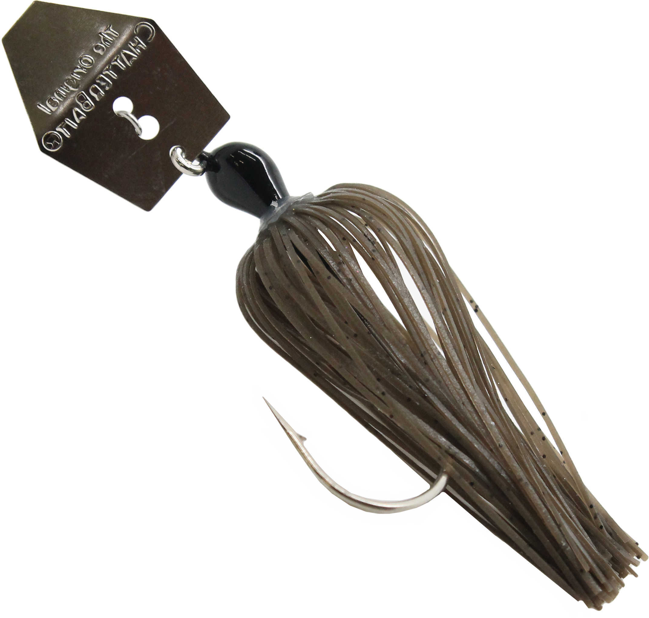 Z-Man Fishing Products Chatter Bait 3/8 Ounce Green Pumpkin Black Lure, Md: CB38-13