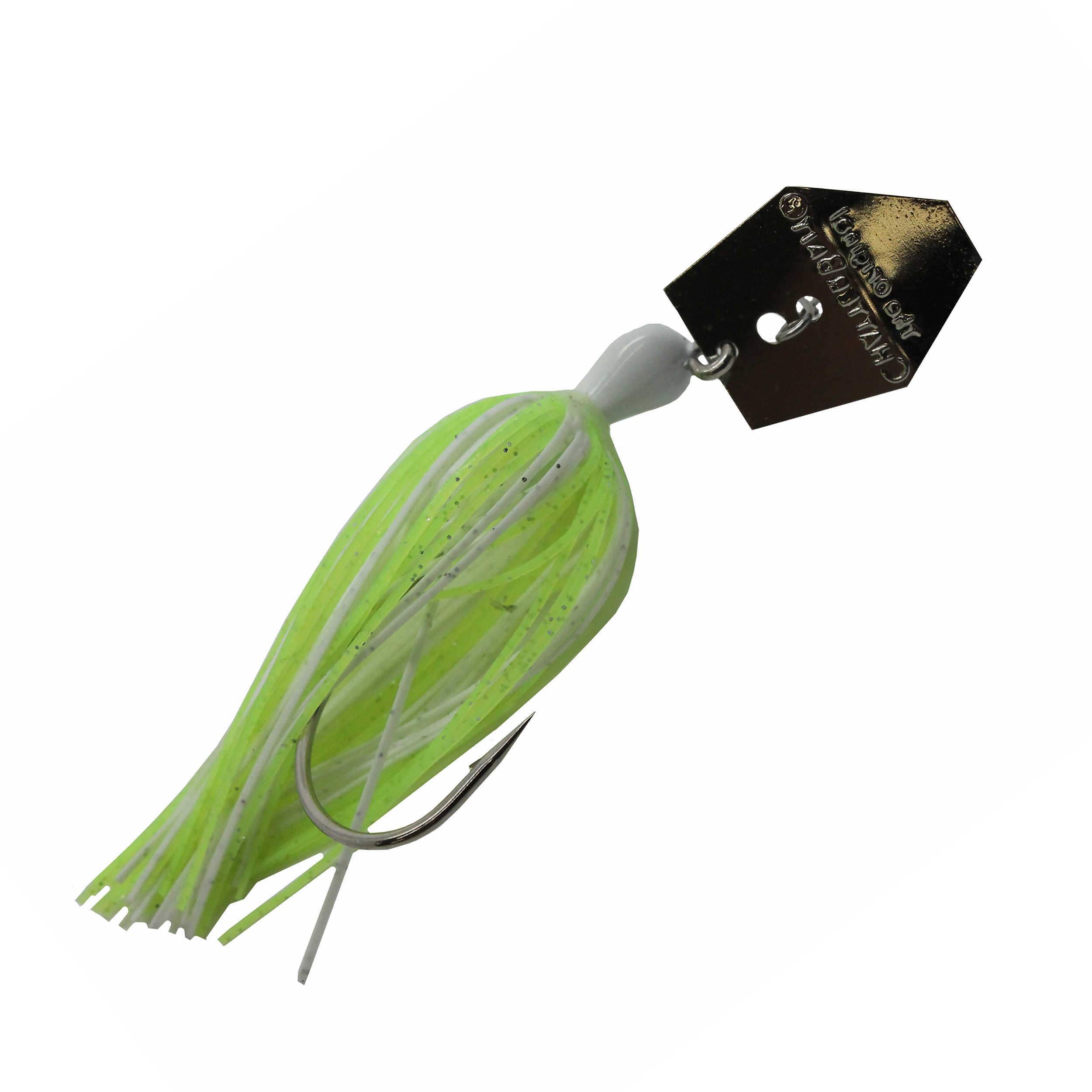 Z-Man Fishing Products Chatter Bait 1/2 Ounce Chartreuse/White Lure, Md: CB12-16