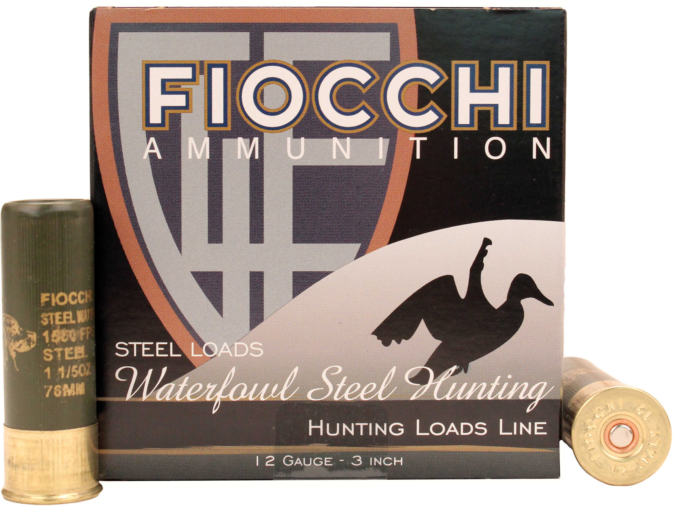 12 Gauge 3" Steel BB  1-1/5 oz 25 Rounds Fiocchi Shotgun Ammunition