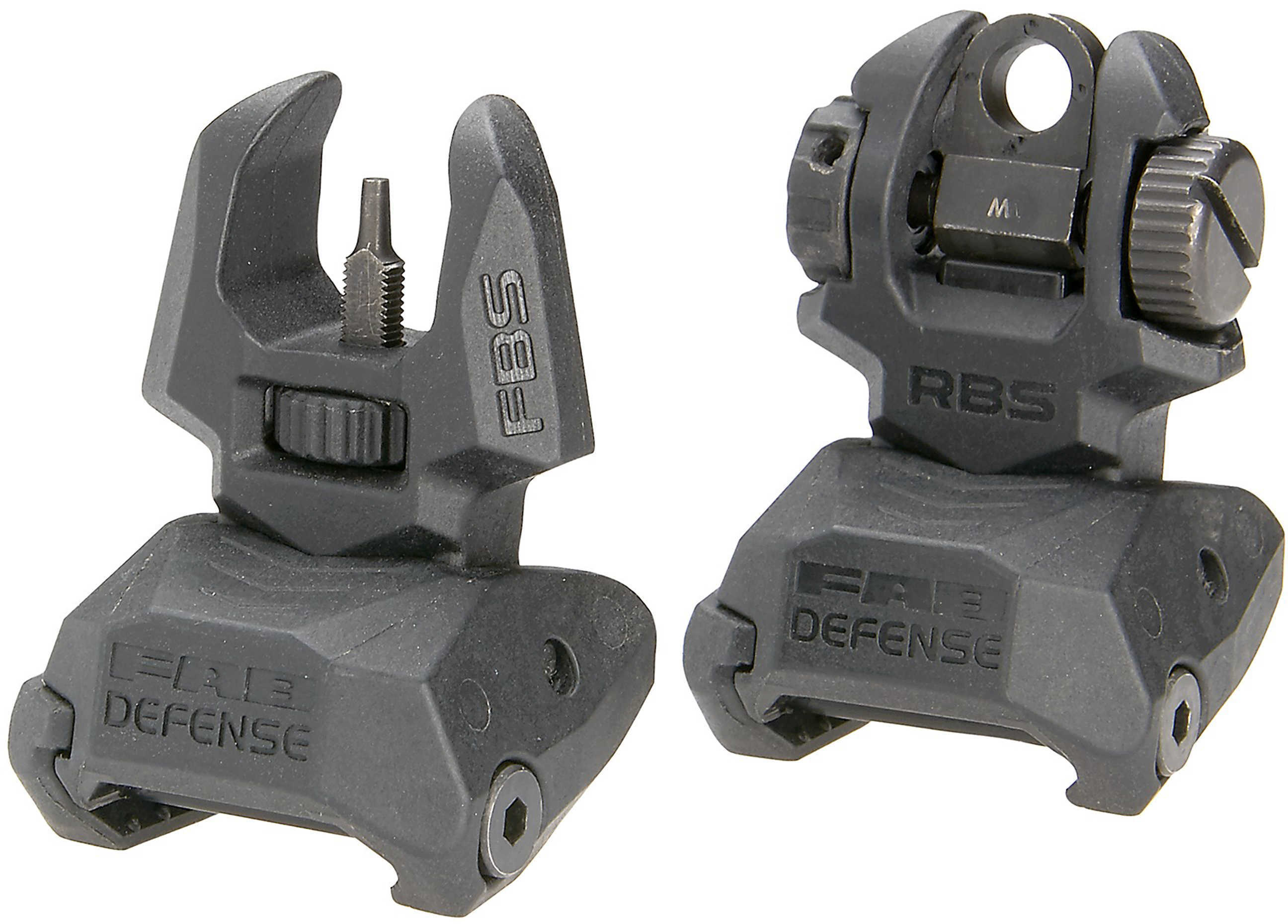 Mako Group Front And Rear Set Of Flip-up Sights With Tritium - 4 Dots