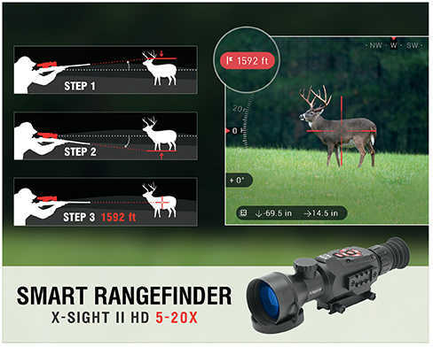 ATN X-Sight II HD 5-20x Digital Day/Night Riflescope