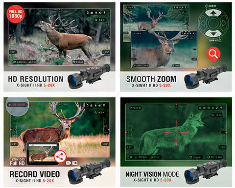 ATN X-Sight II HD 5-20x Digital Day/Night Riflescope