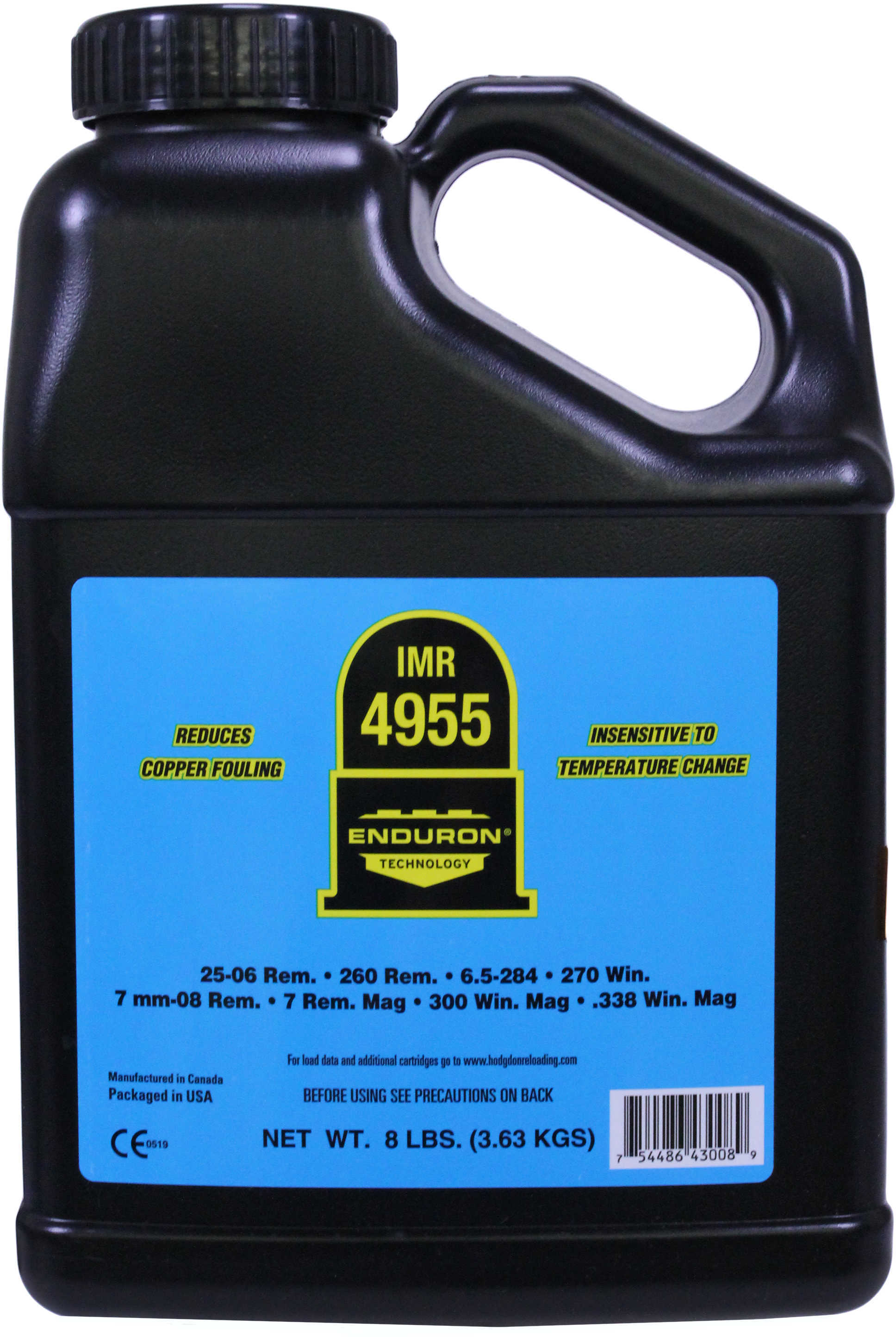 IMR 4955 with ENDURON Technology Smokeless Powder 8 Lbs
