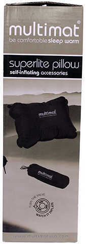 Multimat Superlite Black Pillow