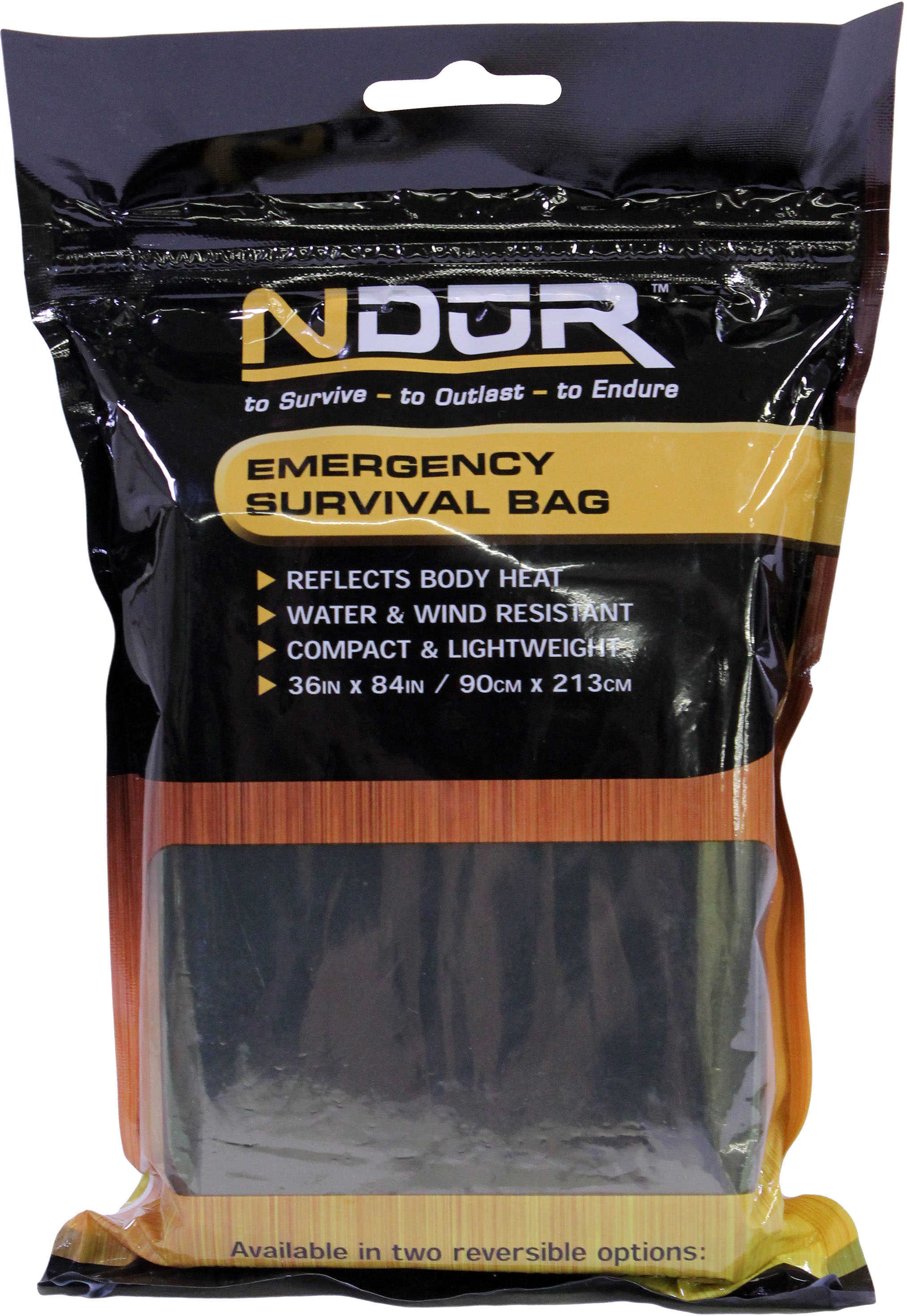 NDuR Emergency Survival Bag Olive/Silver