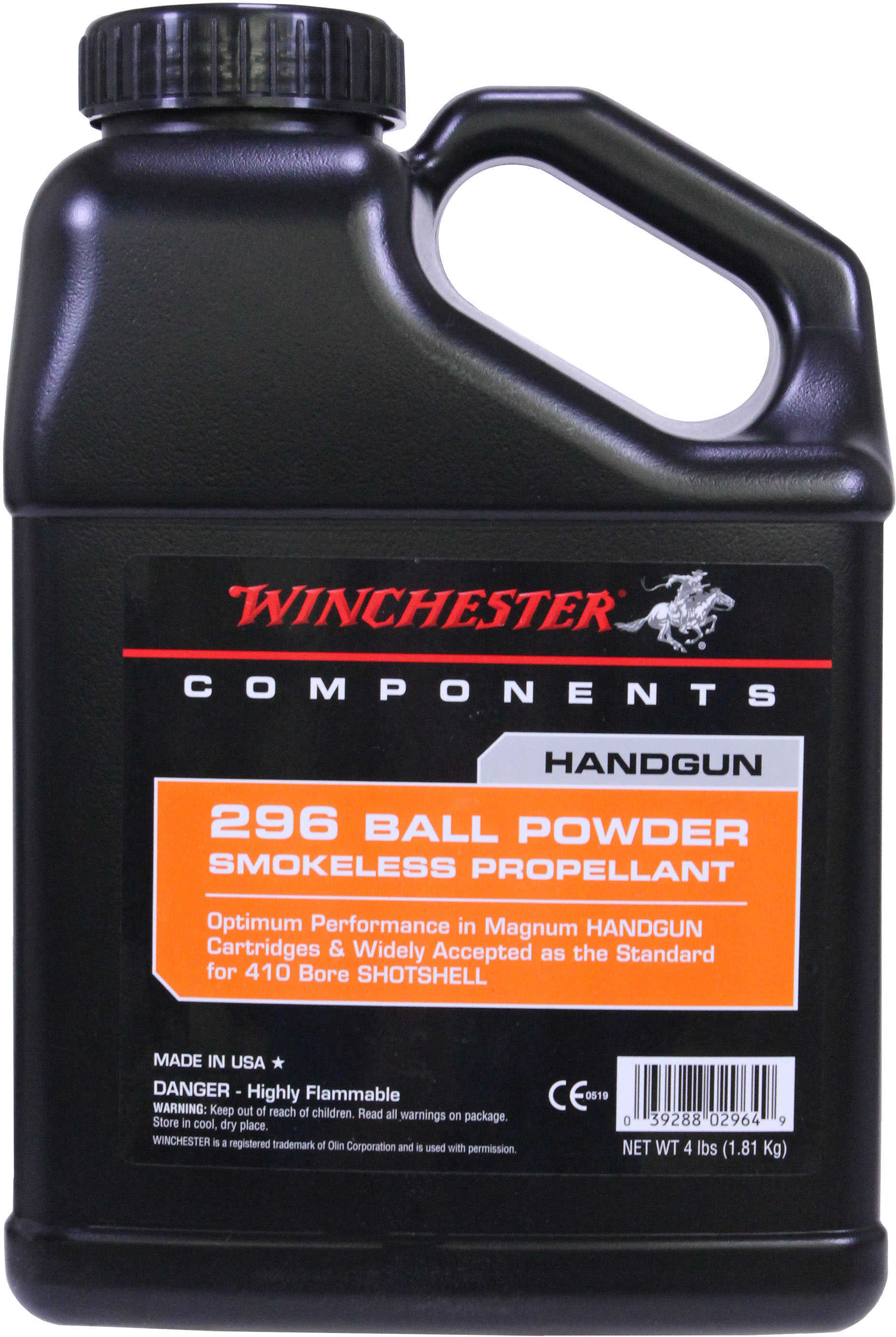 Winchester 296 Powder 4 Lbs