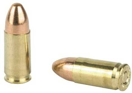 9mm Luger 115 Grain Full Metal Jacket 50 Rounds MAGTECH Ammunition