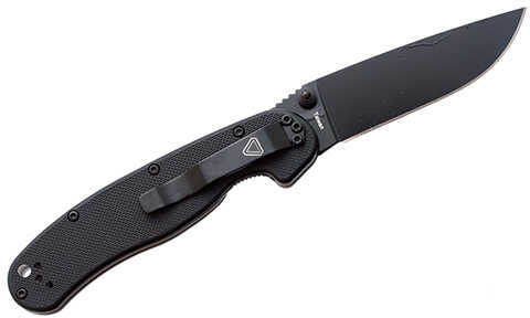 OKC RAT II BP-Black Handle Black 7in Blade Folding Knife