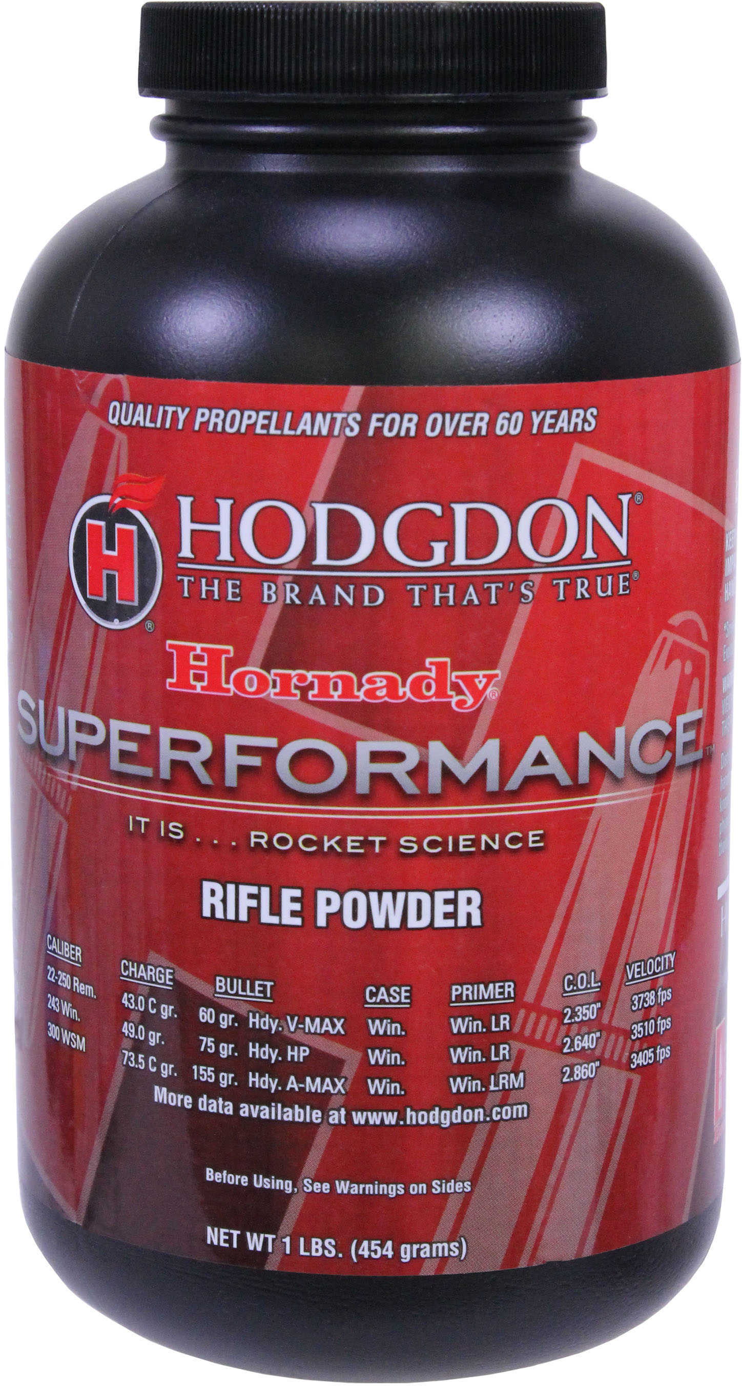 Hodgdon Powder Superformance 1Lb reloading