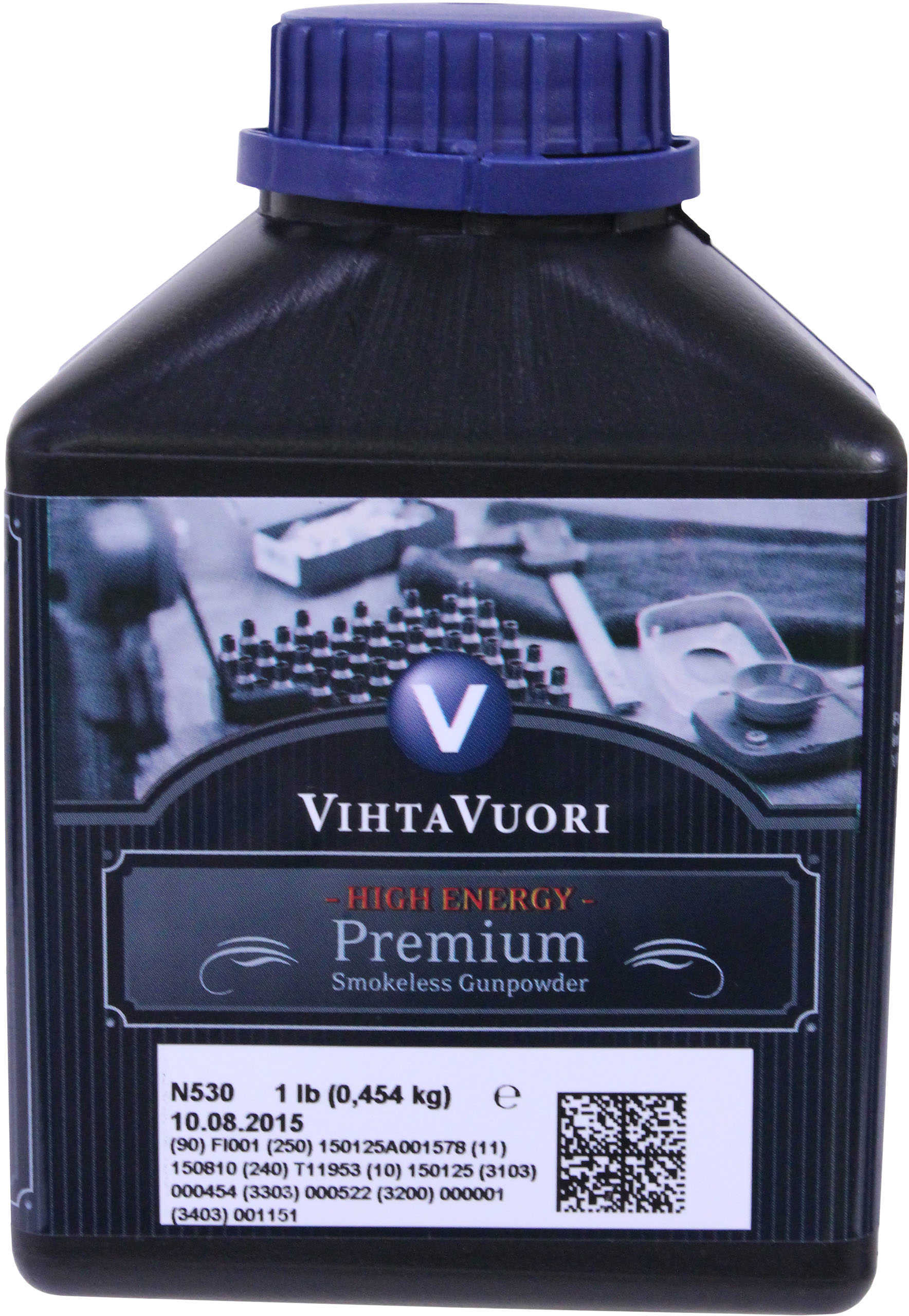 VihtaVuori N530 High Energy Smokeless Rifle Powder 1 Lb