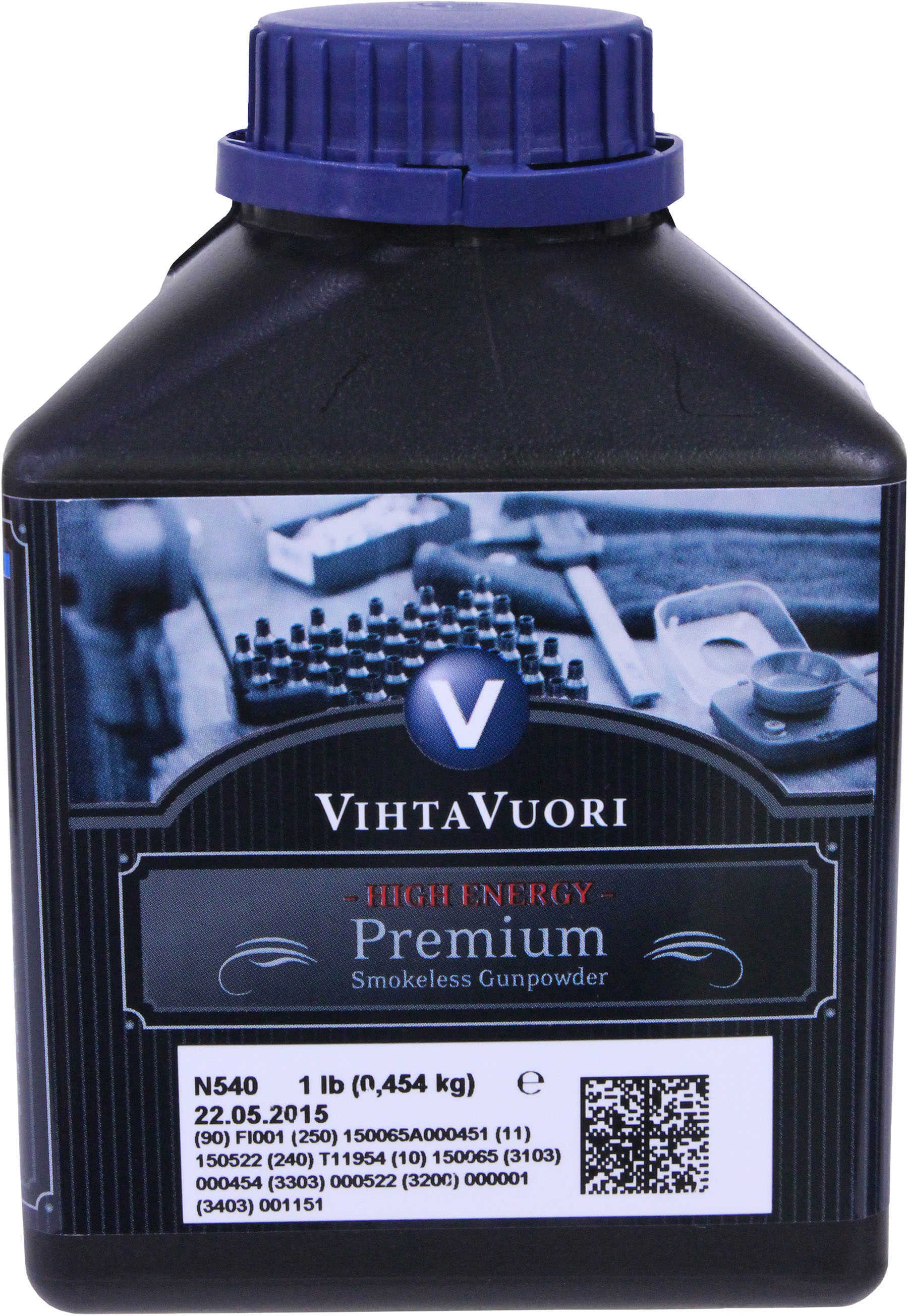 VihtaVuori N540 High Energy Smokeless Rifle Powder 1 Lb