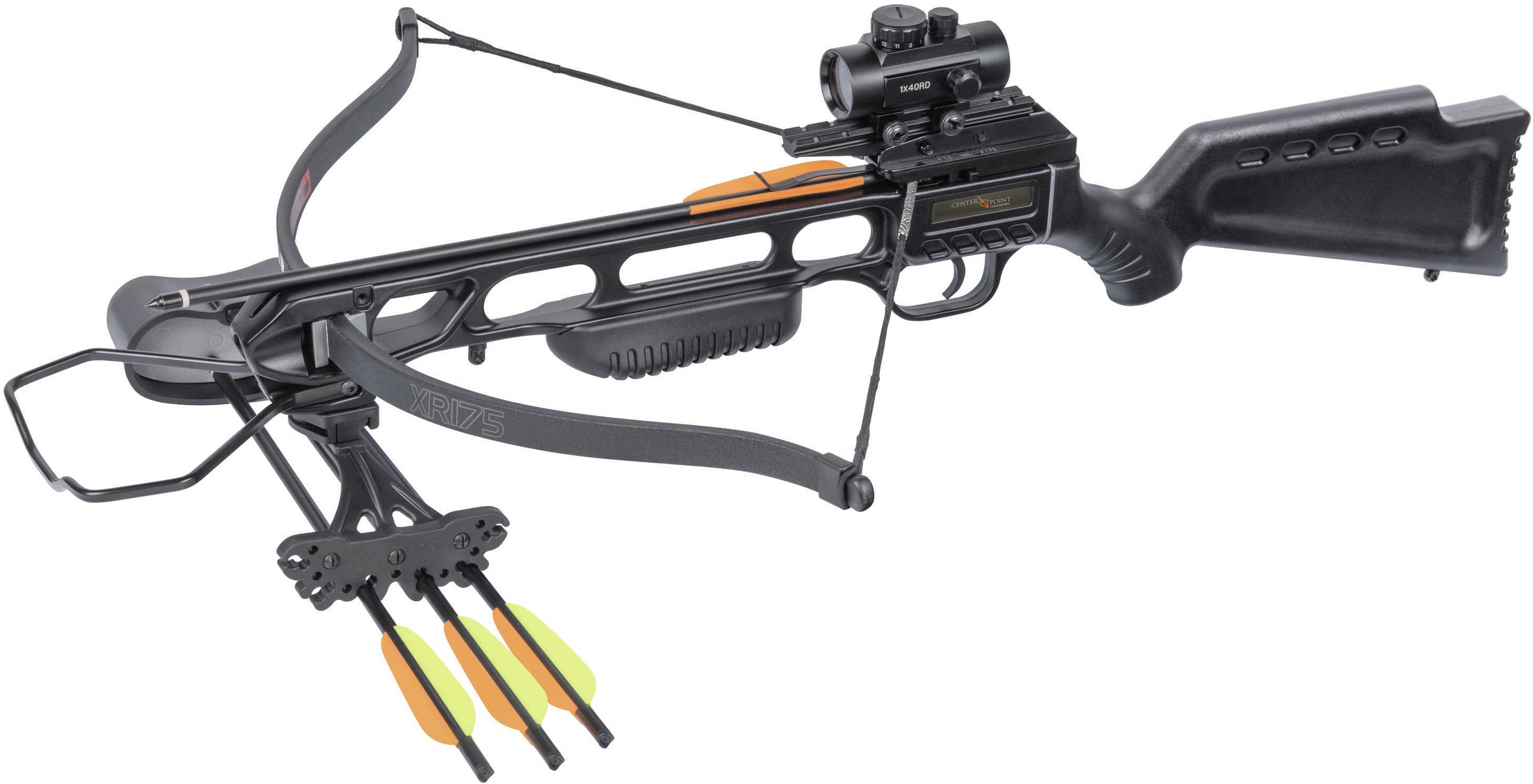 Center Point Crossbow Xr175 Recurve Black W/1X40 Red Model: AXR175B