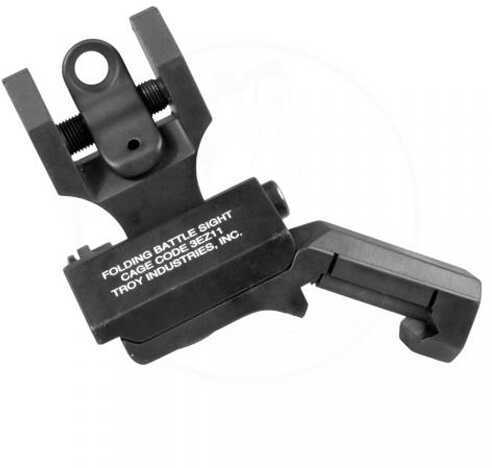 Troy 45-Degree OffSet Sight Set - SSIG-45S-HRBT-00 - HK Front & Round Rear - Black