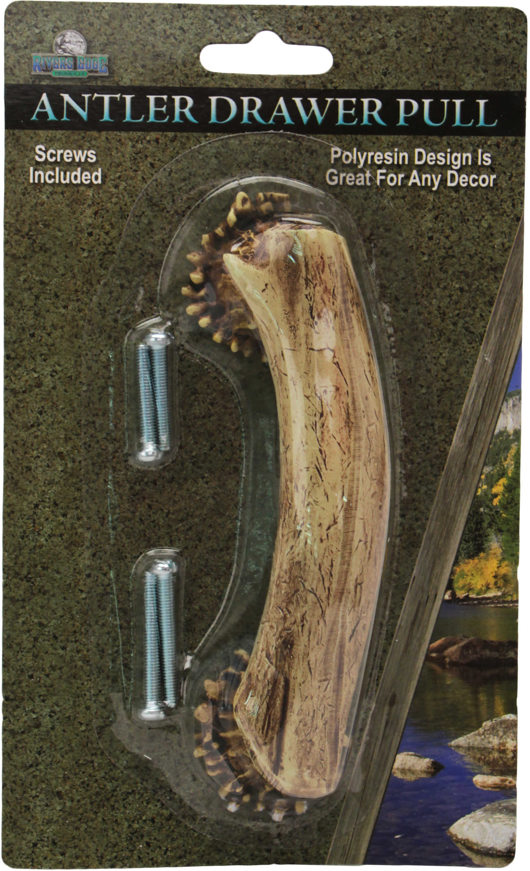 Rivers Edge Antler Drawer Pull 4 in. 1 pk. Model: 655
