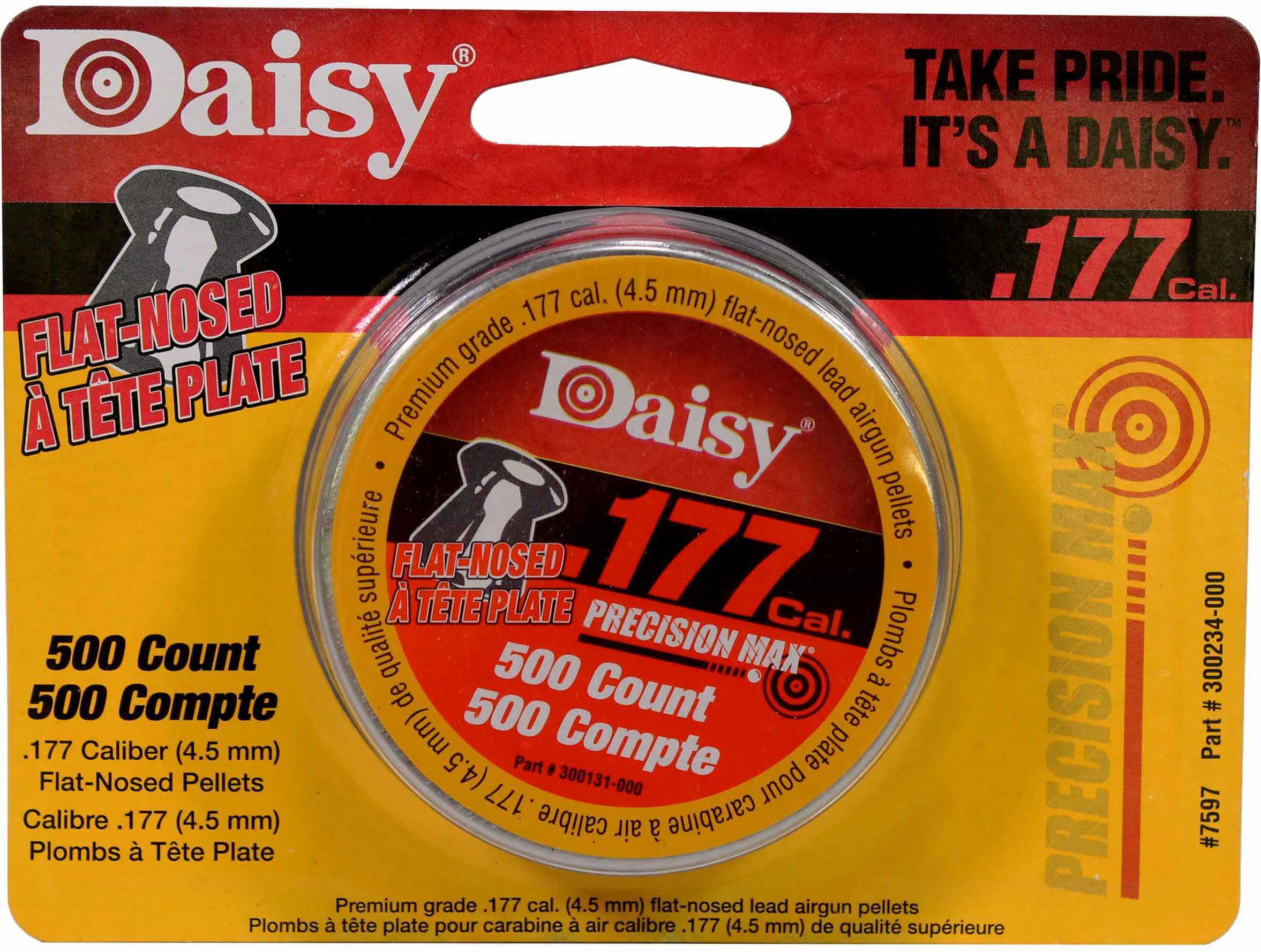 Daisy .177 Cal. Flat Pellets 500 ct. Tin Model: 7597