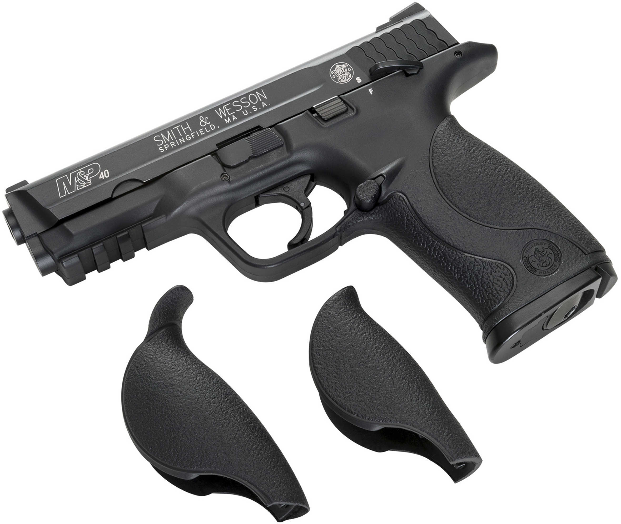 RWS/Umarex 2255053 SW M & P 40 S&W M&P Co2 177 Pellet Adjustable Black Frame Polymer Grip