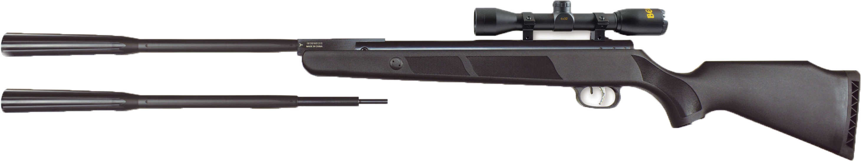 Beeman 1152qt Quiet Teck Air Rifle Break Open .177/.22 Black