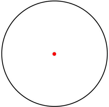 Trijicon 2200005 MRO 1x 25mm 2 MOA Illuminated Red Dot CR2032 Lithium Black Hardcoat Anodized