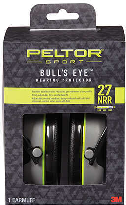 3M Peltor 97041 Sport Bulls Eye Earmuff 27 dB Gray