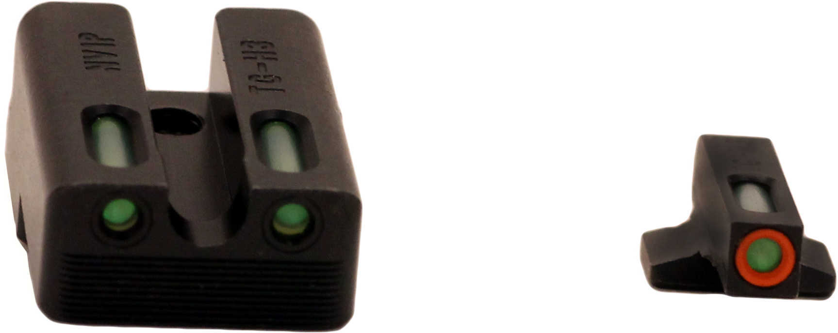 Truglo TG13NV1PC Brite-Site TFX Pro Day/Night Sights 1911 with Novak 260-450 Tritium/Fiber Optic Green w/Orange Outline