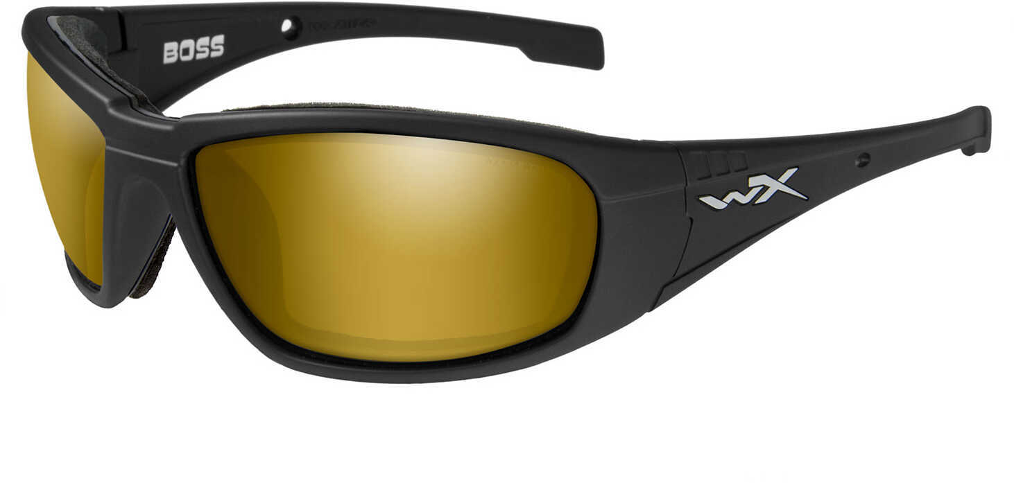 Wiley X Ccbos04 Boss Sporting Glasses Black Matte