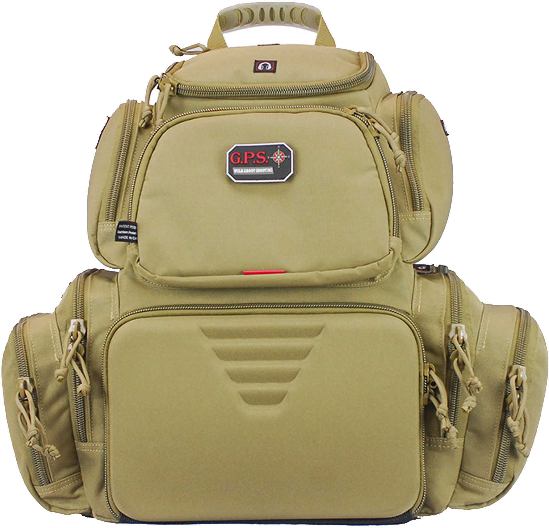 G*Outdoors 1711BPT Handgunner Tan Range Bag/Backpack