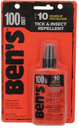 AMK BEN'S 100 INSECT Repellent 100% DEET 3.4Oz Pump (CARDED)
